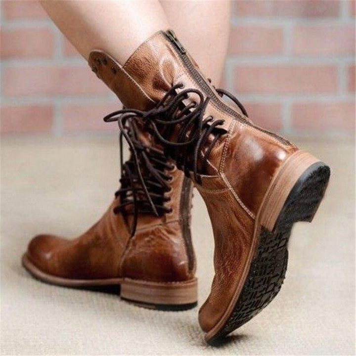 Ava | Lace-Up Boots