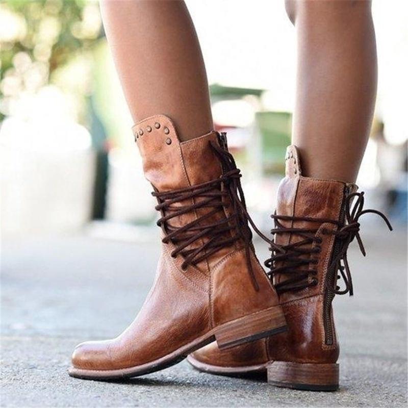 Ava | Lace-Up Boots