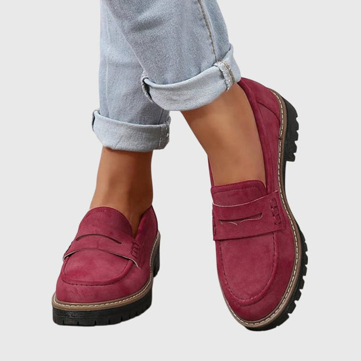 Melania | Suede Loafers