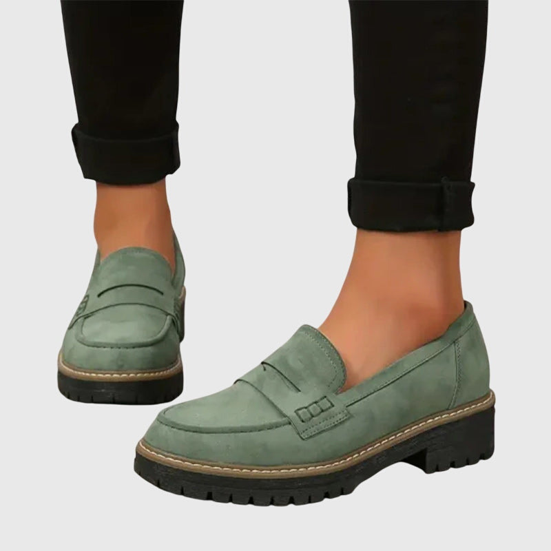 Melania | Suede Loafers