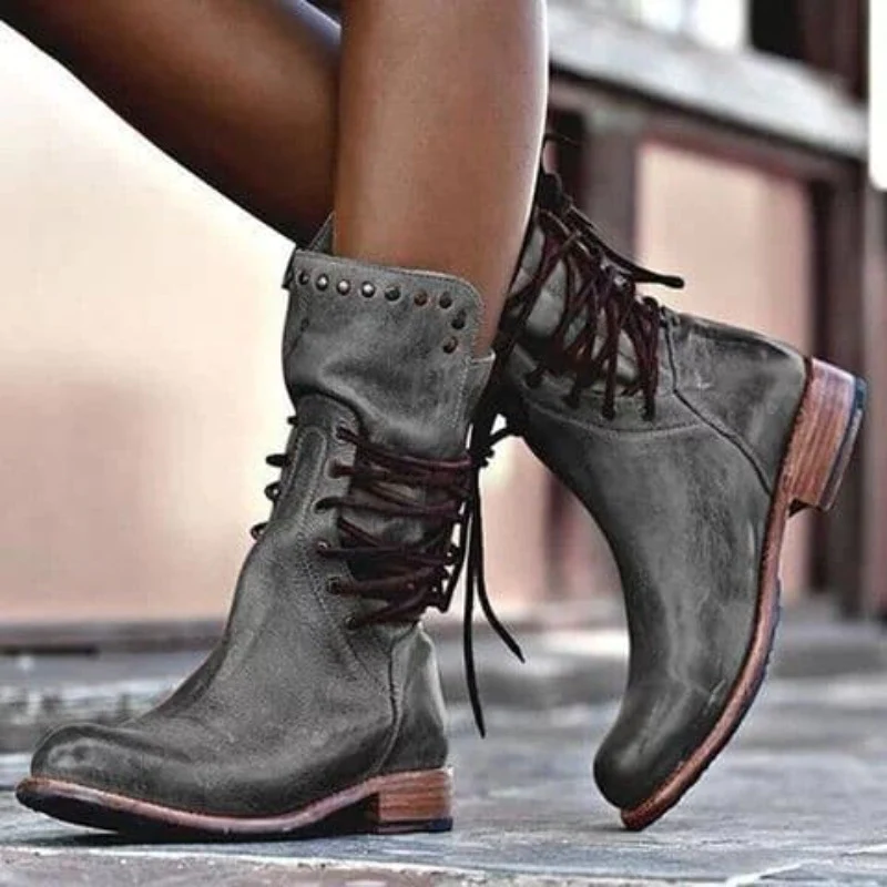 Ava | Lace-Up Boots