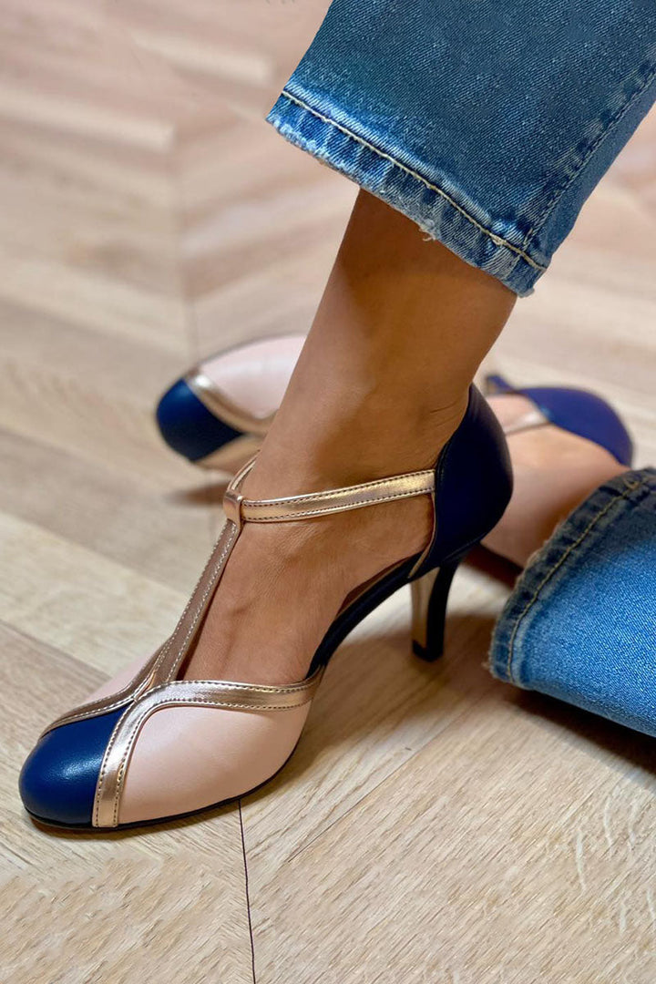 Alessia | T-Strap Heels