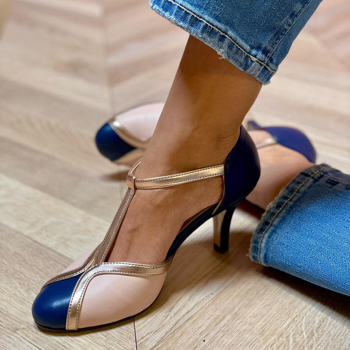 Alessia | T-Strap Heels