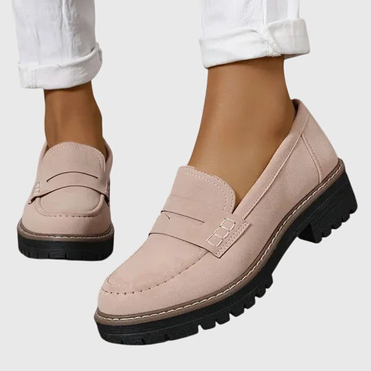 Melania | Suede Loafers