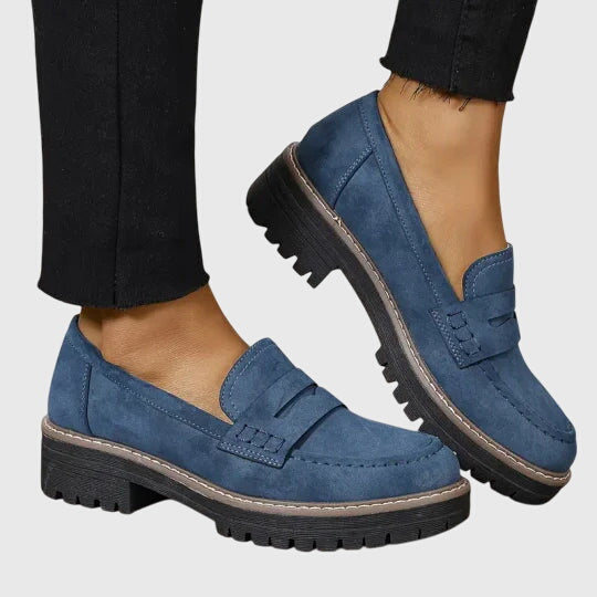 Melania | Suede Loafers