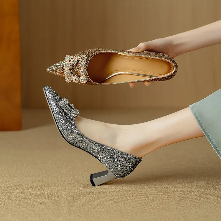 Gloriosa | Glitter Pumps (New York Style)