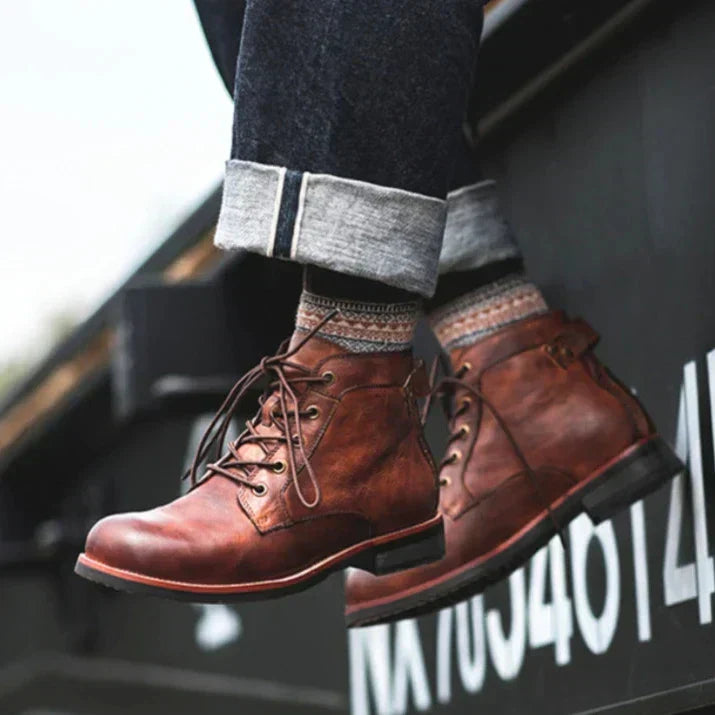 David | Leather Boots