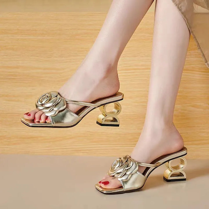 Dera | Floral Sandals