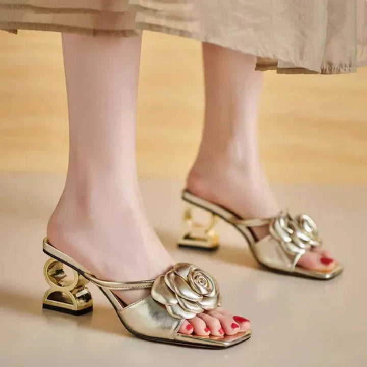 Dera | Floral Sandals