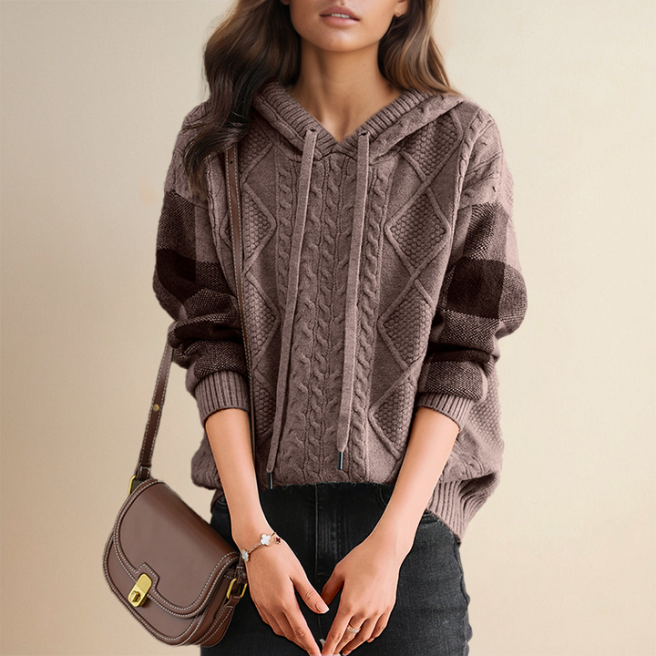 Emily | Knit Hoodie Sweater
