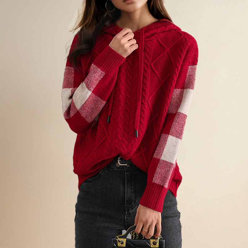 Emily | Knit Hoodie Sweater