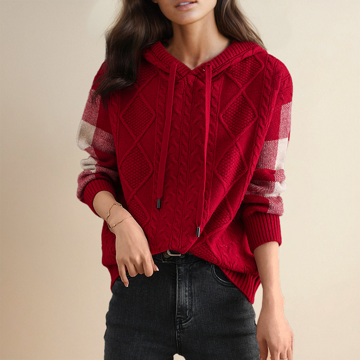 Emily | Knit Hoodie Sweater