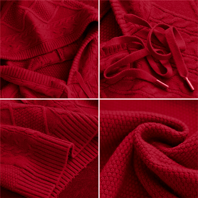 Emily | Knit Hoodie Sweater