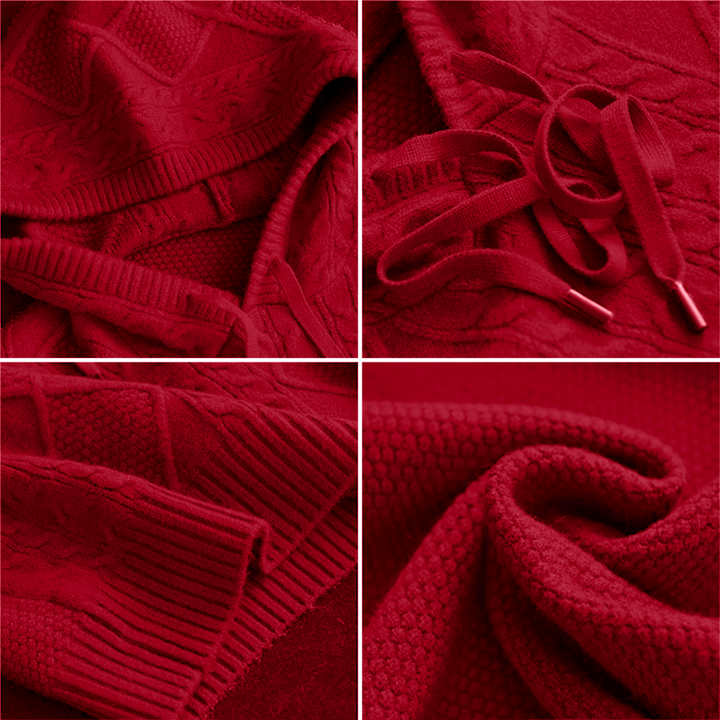 Emily | Knit Hoodie Sweater