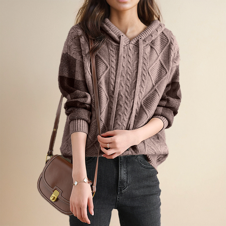 Emily | Knit Hoodie Sweater