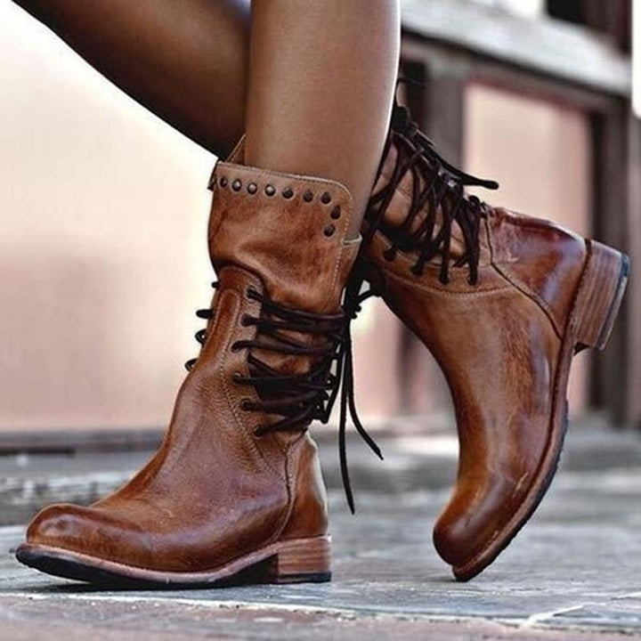 Ava | Lace-Up Boots