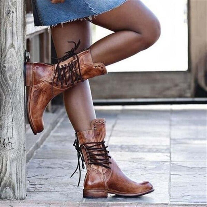 Ava | Lace-Up Boots
