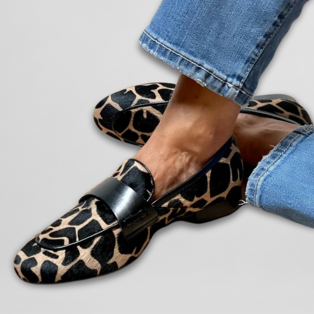 Leona | Animal-Print Loafer