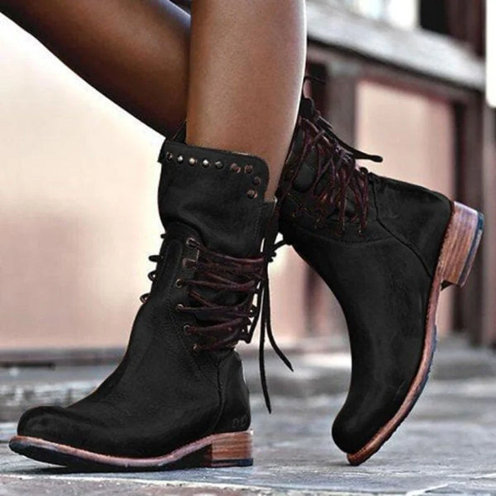 Ava | Lace-Up Boots