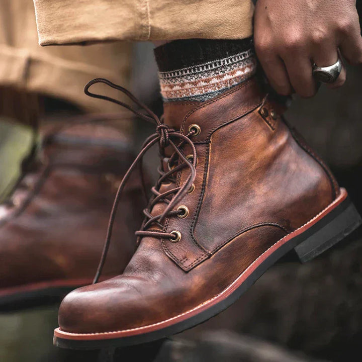 David | Leather Boots