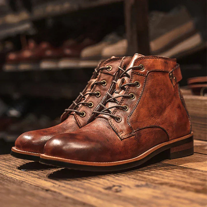 David | Leather Boots