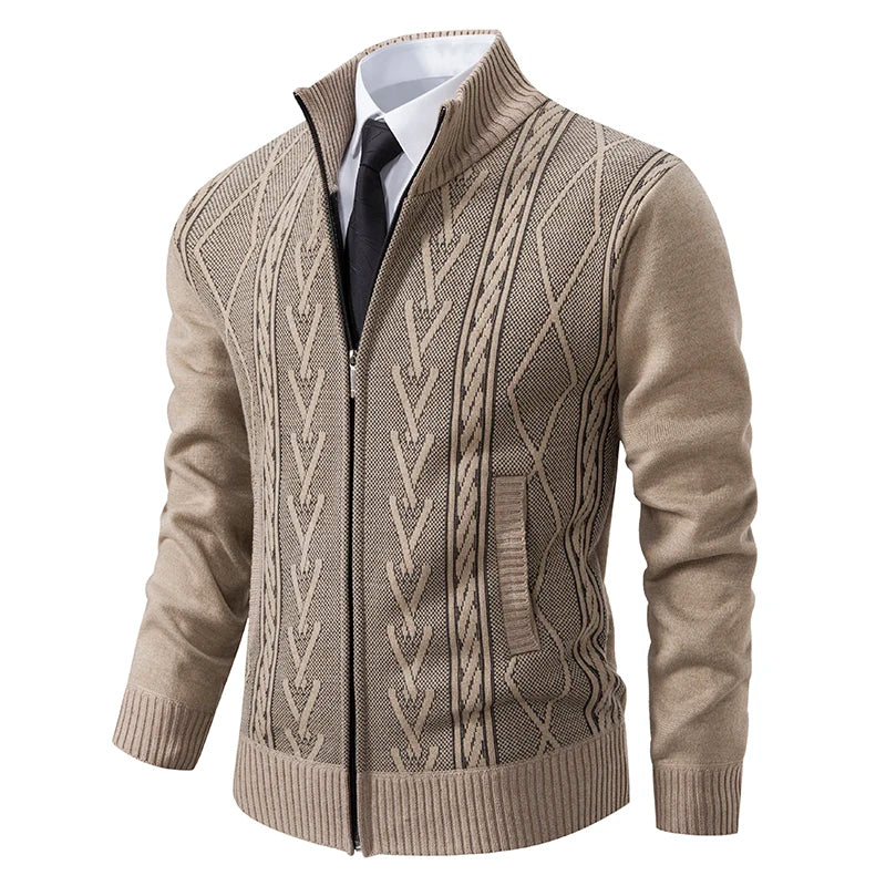 Elias | Zip-Up Vintage Cardigan