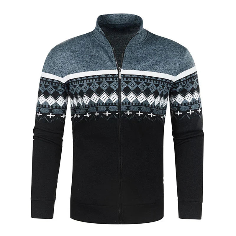 Luke | Zip-Up Vintage Cardigan