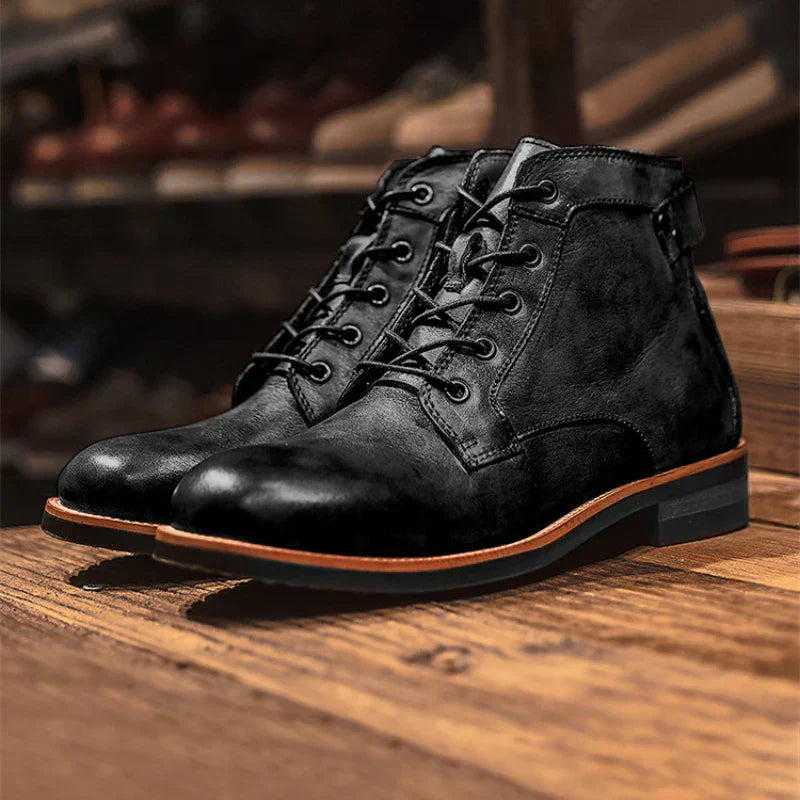David | Leather Boots