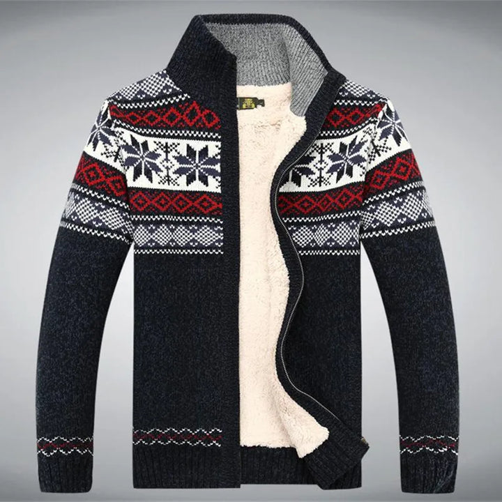 Logan | Zip-Up Vintage Cardigan