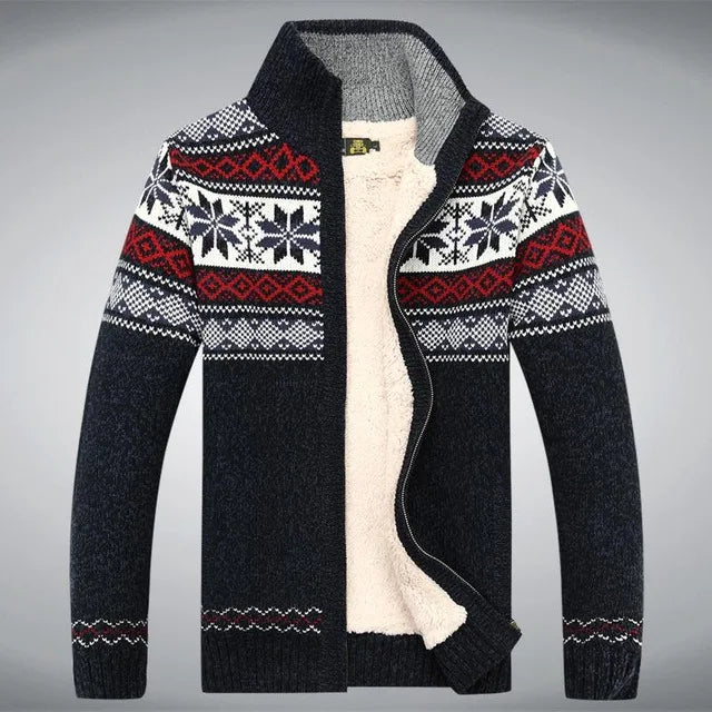 Logan | Zip-Up Vintage Cardigan
