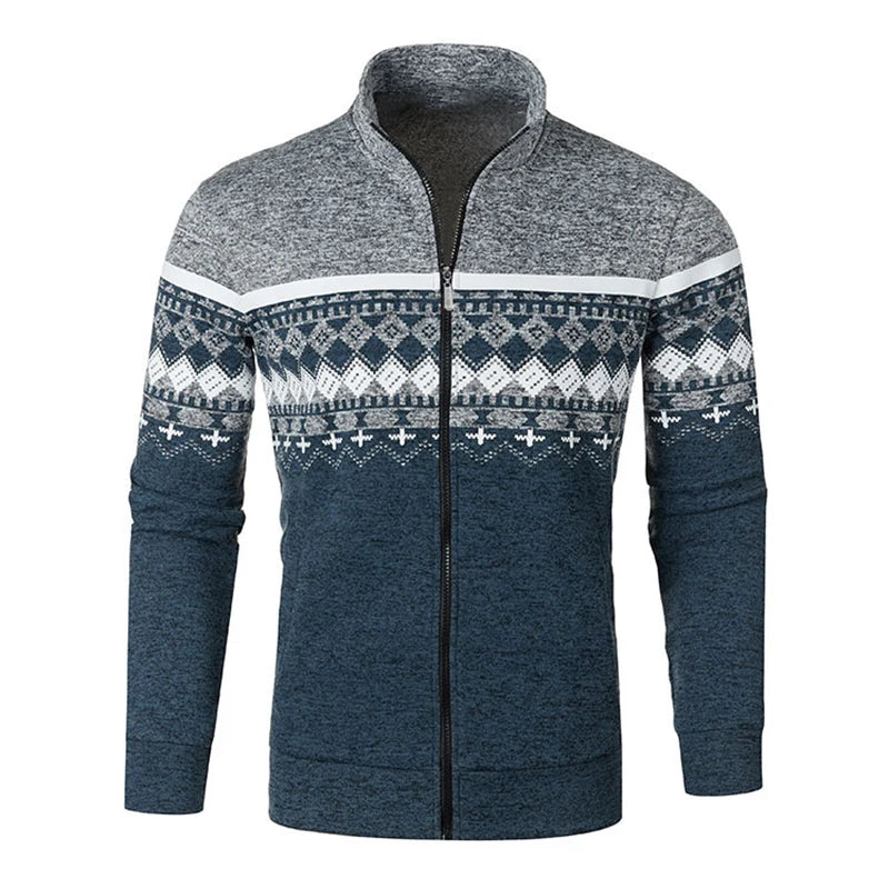 Luke | Zip-Up Vintage Cardigan