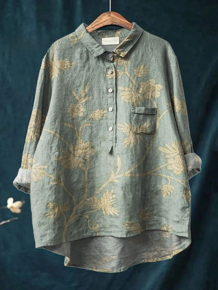 Lina | Vibrant Floral Shirt