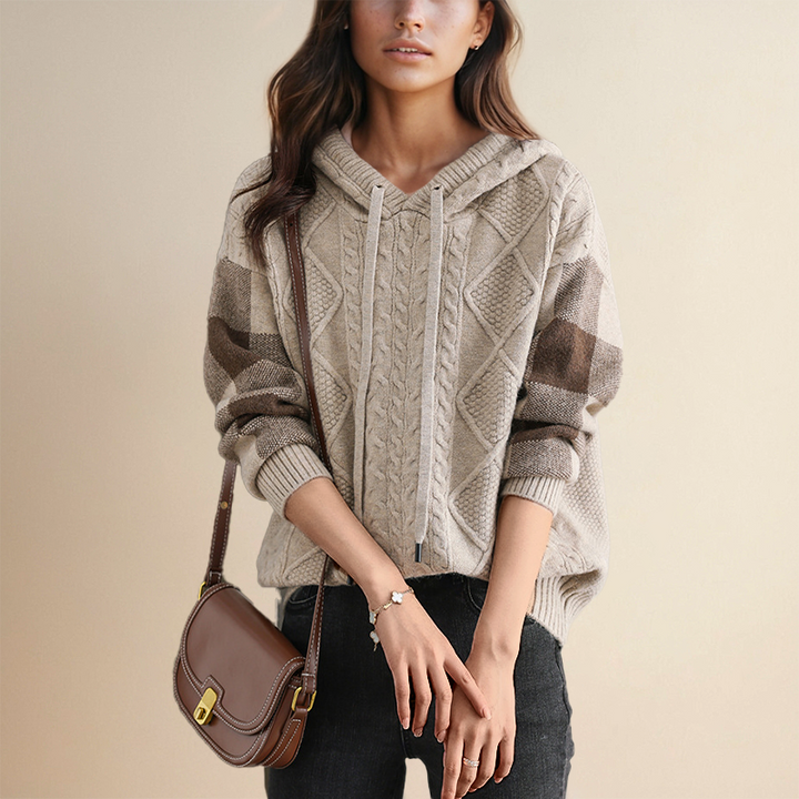 Emily | Knit Hoodie Sweater