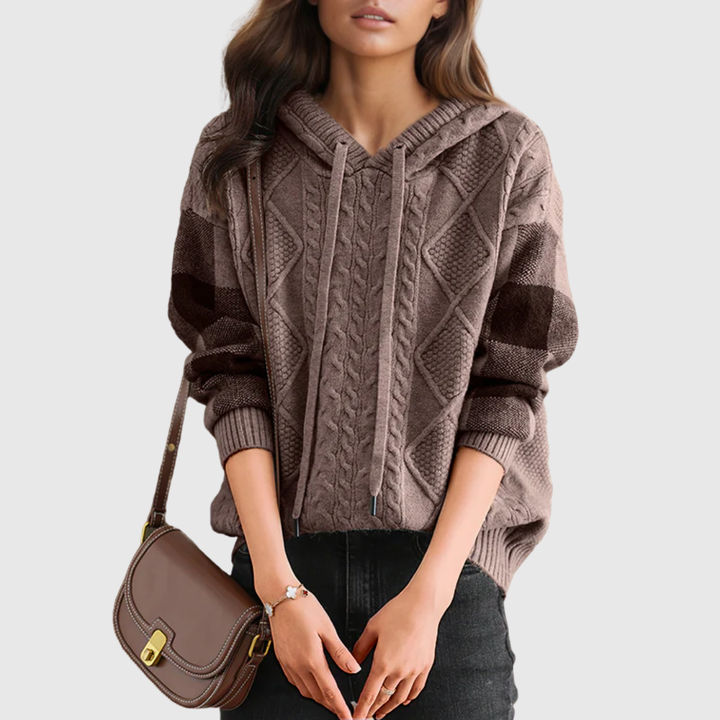 Emily | Knit Hoodie Sweater